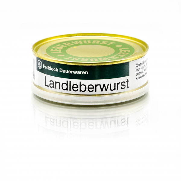 Canned Country Liver Sausage, reclosable, 200 g